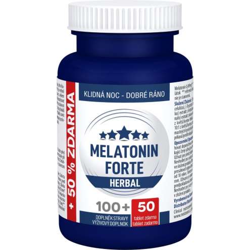 Clinical Melatonin Forte Herbal - Клинический мелатонин форте травяной тбл.100+50